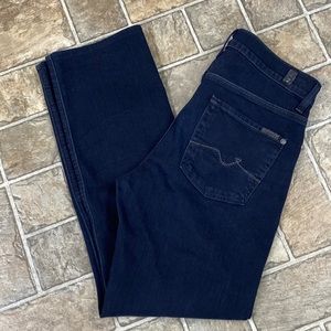 7 For All Mankind Men's Slim Jeans - Dark Blue